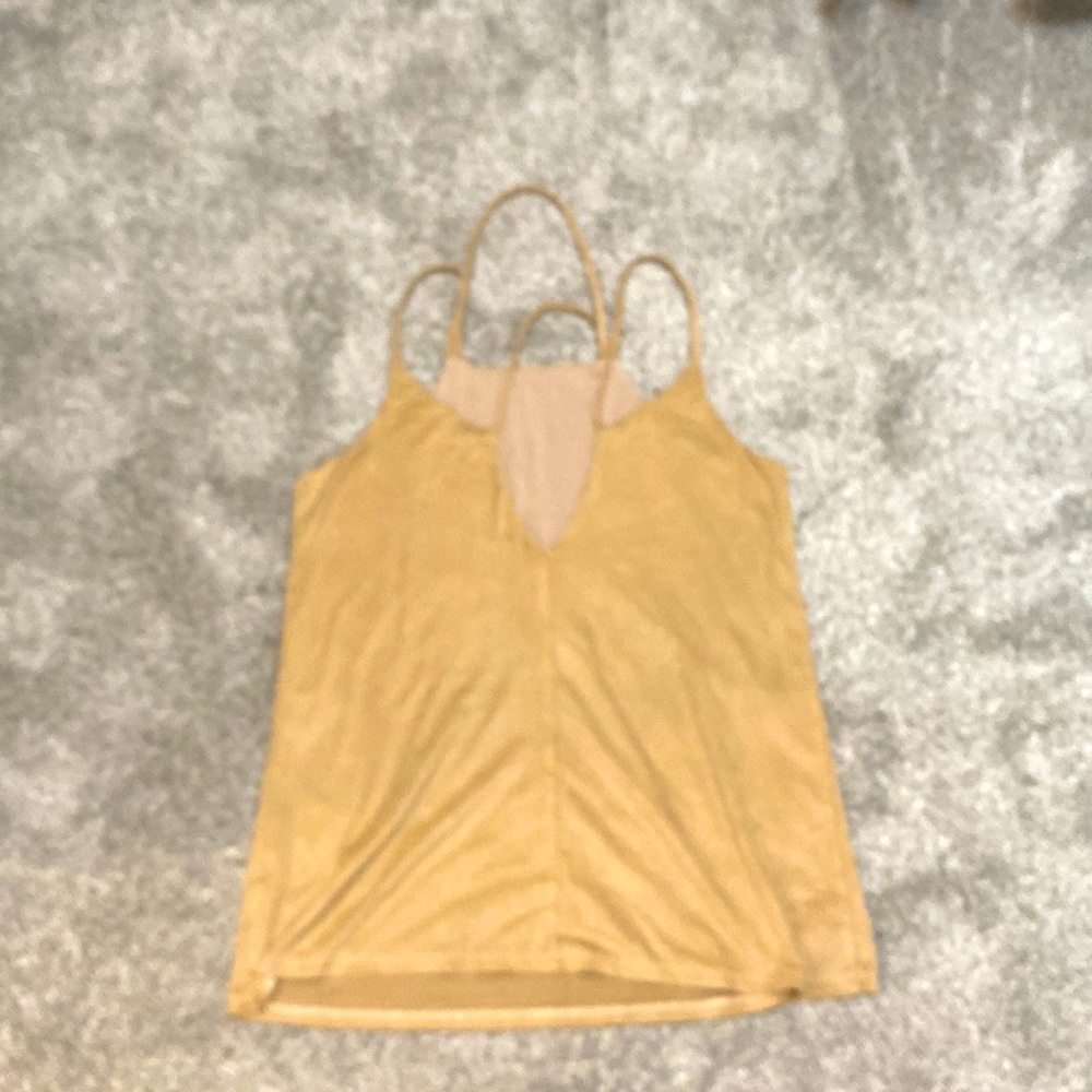 Faux Suede Racerback Tank